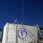 Fixed multi-wavelength Raman lidar in operation. CIAO Atmospheric